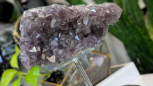 Load image into Gallery viewer, 7" Rare Thunder Bay Titanium Smokey Amethyst Crystal Cluster
