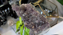 Load image into Gallery viewer, 7" Rare Thunder Bay Titanium Smokey Amethyst Crystal Cluster
