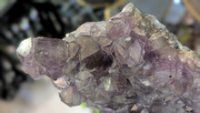 Load image into Gallery viewer, 7" Rare Thunder Bay Titanium Smokey Amethyst Crystal Cluster
