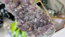 Load image into Gallery viewer, 7" Rare Thunder Bay Titanium Smokey Amethyst Crystal Cluster
