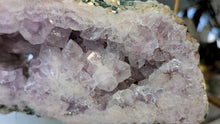 Load image into Gallery viewer, 8" Pink Amethyst &amp; Agate Crystal Cluster (double sided)
