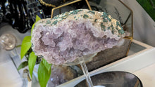Load image into Gallery viewer, 8" Pink Amethyst &amp; Agate Crystal Cluster (double sided)

