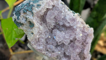 Load image into Gallery viewer, 8" Pink Amethyst &amp; Agate Crystal Cluster (double sided)
