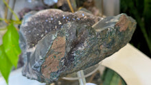 Load image into Gallery viewer, 8" Galaxy Amethyst &amp; Agate Crystal Cluster
