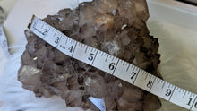 Load image into Gallery viewer, 9" Large Thunder Bay Smokey Phantom Amethyst Crystal Cluster
