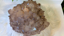 Load image into Gallery viewer, 9" Large Thunder Bay Smokey Phantom Amethyst Crystal Cluster
