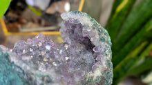 Load image into Gallery viewer, 5" Brazil Amethyst Agate Crystal Cluster

