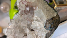 Load image into Gallery viewer, 7" Amethyst &amp; Hematite Crystal Cluster
