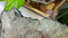 Load image into Gallery viewer, 7" Amethyst &amp; Hematite Crystal Cluster
