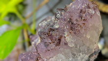 Load image into Gallery viewer, 5.5" Amethyst &amp; Hematite Crystal Cluster
