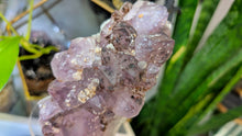 Load image into Gallery viewer, 5.5" Amethyst &amp; Hematite Crystal Cluster
