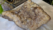 Load image into Gallery viewer, 8" Smokey Citrine &amp; Hematite Quartz Crystal Cluster
