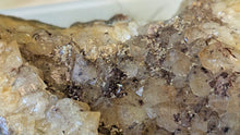Load image into Gallery viewer, 8" Smokey Citrine &amp; Hematite Quartz Crystal Cluster
