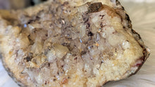Load image into Gallery viewer, 8" Smokey Citrine &amp; Hematite Quartz Crystal Cluster
