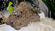 Load image into Gallery viewer, 8" Smokey Citrine &amp; Hematite Quartz Crystal Cluster
