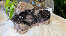 Load image into Gallery viewer, 8" Thunder Bay Black Amethyst Crystal Cluster
