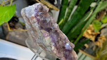 Load image into Gallery viewer, 6" Thunder Bay Smokey &amp; Lavender Amethyst Crystal Cluster
