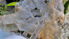 Load image into Gallery viewer, 13" Flower Amethyst Crystal Cluster (stand Included)
