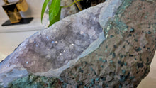 Load image into Gallery viewer, 11" Amethyst &amp; Blue Agate Crystal Cluster
