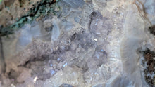 Load image into Gallery viewer, 11" Amethyst &amp; Blue Agate Crystal Cluster
