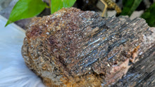 Load image into Gallery viewer, 8x7" Large Tourmaline &amp; Mica Mineral Cluster
