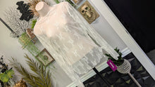 Load image into Gallery viewer, Hellobaby White Sheer Lace Blouse Top MD NWT
