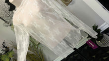 Load image into Gallery viewer, Hellobaby White Sheer Lace Blouse Top MD NWT

