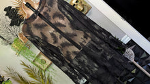 Load image into Gallery viewer, Frederick's of Hollywood Black Lace Embroidery Dress LG-XL *FLAW*
