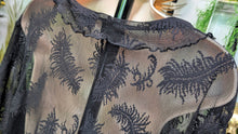 Load image into Gallery viewer, Frederick's of Hollywood Black Lace Embroidery Dress LG-XL *FLAW*
