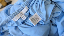 Load image into Gallery viewer, Fever Blue Off Shoulder Poet Sleeve Blouse Tunic Top XL
