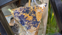 Load image into Gallery viewer, 2" Moroccan Azurite Crystal Cluster in Case
