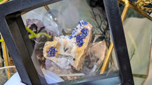 Load image into Gallery viewer, 1" Moroccan Azurite Crystal Cluster in Case
