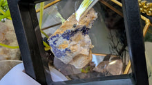 Load image into Gallery viewer, 1" Moroccan Azurite Crystal Cluster in Case
