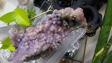 Load image into Gallery viewer, 5.5" Botryoidal Druzy Grape Agate Crystal Cluster
