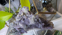 Load image into Gallery viewer, 4.5" Botryoidal Druzy Grape Agate Crystal Cluster
