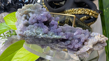 Load image into Gallery viewer, 4.5" Botryoidal Druzy Grape Agate Crystal Cluster
