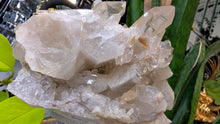 Load image into Gallery viewer, 6" Clear Quartz Dual Sided Crystal Cluster
