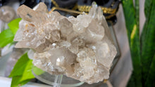 Load image into Gallery viewer, 6" Clear Quartz Dual Sided Crystal Cluster
