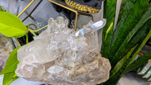 Load image into Gallery viewer, 6" Clear Quartz Dual Sided Crystal Cluster
