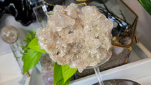 Load image into Gallery viewer, 5" Clear Quartz Dual Sided Crystal Cluster
