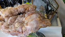 Load image into Gallery viewer, 10" Pink Amethyst &amp; Agate Crystal Cluster
