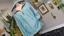 Load image into Gallery viewer, Charles River Pink Anchor Wind Jacket (grey sweatshirt all inside) MD
