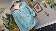 Charles River Pink Anchor Wind Jacket (grey sweatshirt all inside) MD