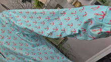 Load image into Gallery viewer, Charles River Pink Anchor Wind Jacket (grey sweatshirt all inside) MD
