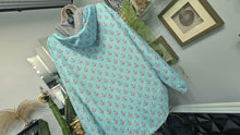Load image into Gallery viewer, Charles River Pink Anchor Wind Jacket (grey sweatshirt all inside) MD
