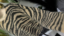 Load image into Gallery viewer, Magaschoni Cashmere Tiger Print Sweater MD-LG
