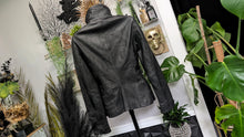 Load image into Gallery viewer, Danier Leather Black Moto Jacket XS
