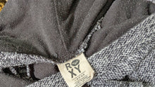 Load image into Gallery viewer, Roxy Grey Button Collar Hoodie Sweater Hoodie LG-XL
