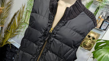Load image into Gallery viewer, Tommy Hilfiger Black Puffer Sweater Vest LG
