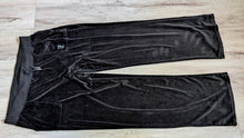 Load image into Gallery viewer, Juicy Couture Black Velour Rhinestone Logo Lounge Pants XL
